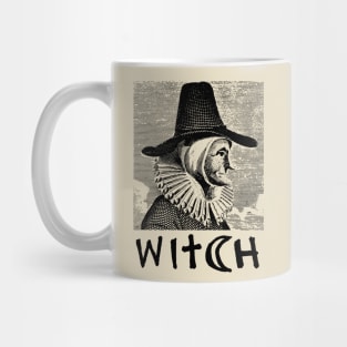 Witch Vintage Illustration / Wicca / Witchcraft / Pagan Mug